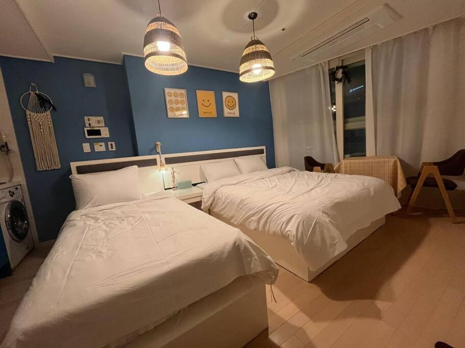 Haeundae Beach Stay #2Min Walk #2Beds Busan Dış mekan fotoğraf